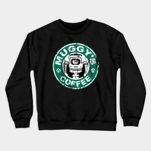 Muggy's Coffee Crewneck Sweatshirt by ClayGrahamArt